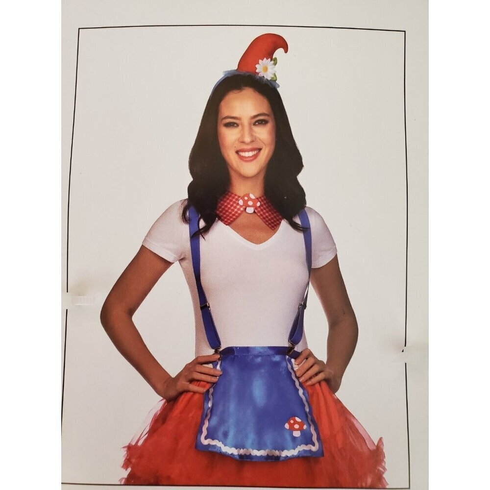Halloween Gnome Kit Costume Dress Up Cosplay New